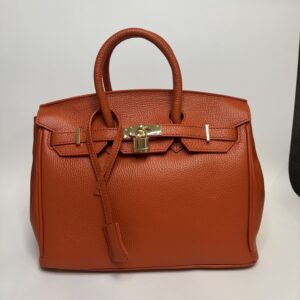 NEW BAROK Firenze Aperol Orange medium size – Timeless Italian luxury – Limited edition Made In Italy