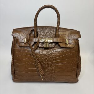NEW BAROK Firenze Brown Croc – Timeless Italian luxury – Limited edition Made In Italy