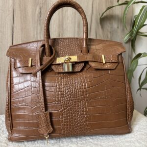 NEW BAROK Firenze Brown Croc – Timeless Italian luxury – Limited edition Made In Italy